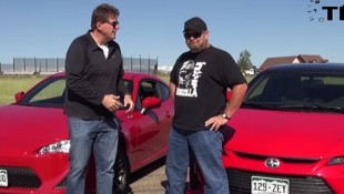 The Fast Lane Car Pits tC Against the FR-S on the Strip on the Track