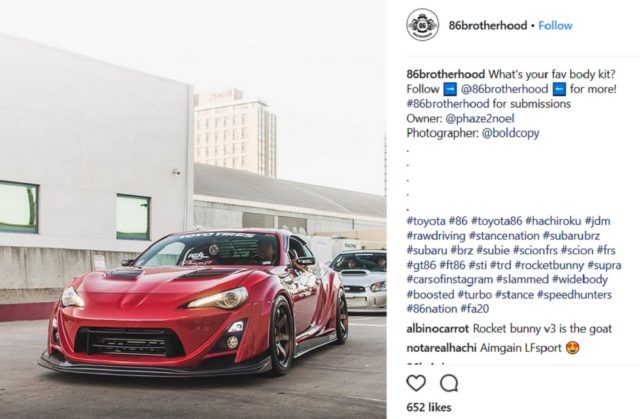 ScionLife.com Instagram Account of the Week #10: 86brotherhood